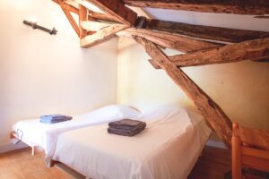 Belpech double bedroom la bergerie