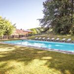 the pool and the garden