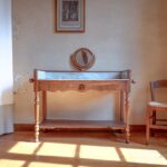 antique furniture at the Domaine de la Leotardie