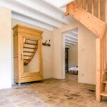 entrance hall with stairs and large wardrobe